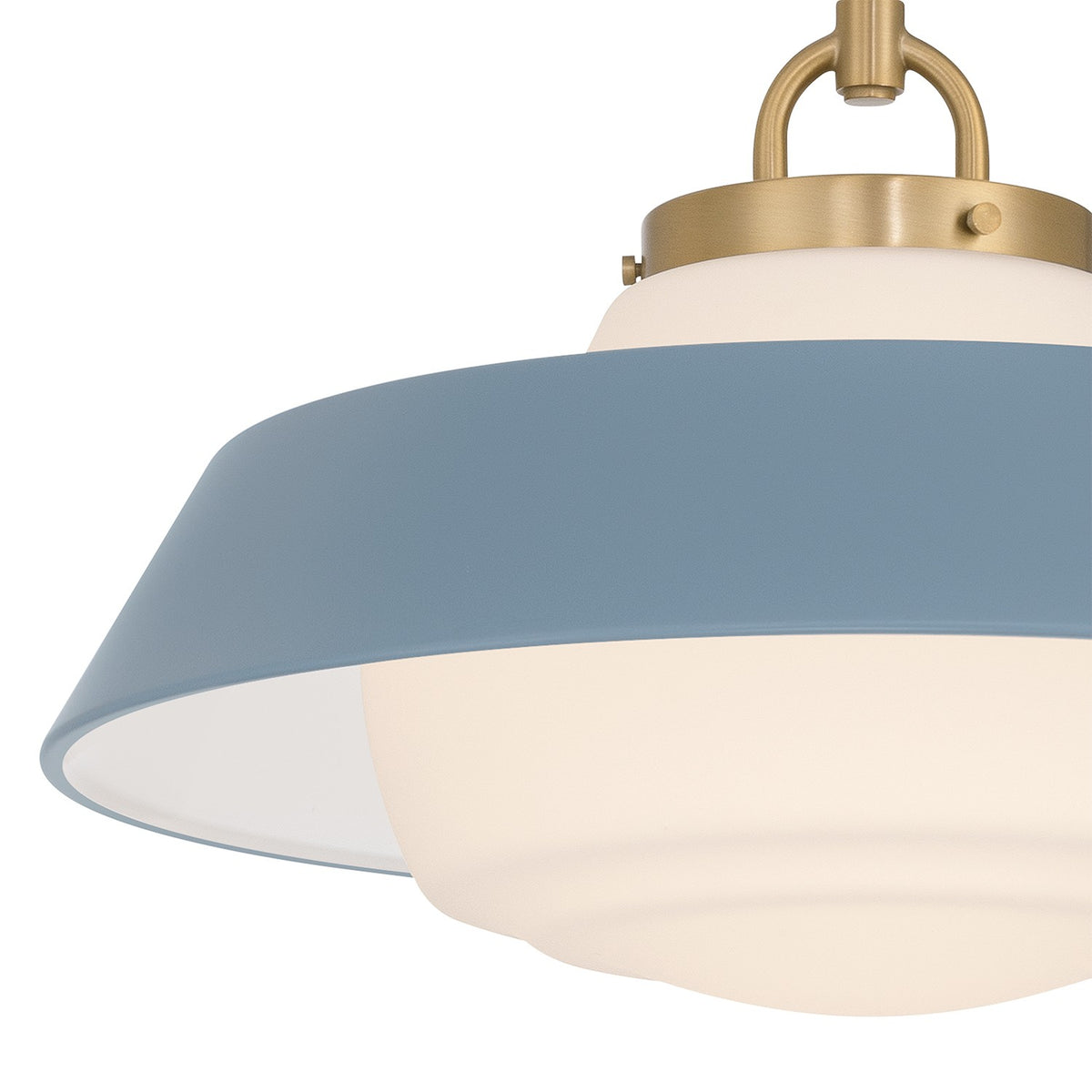 Crystorama - XAN-8006-VG-BL - Une lampe Suspension - Xander - Or vibrant