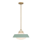Crystorama - XAN-8006-VG-GR - Une lampe Suspension - Xander - Or vibrant