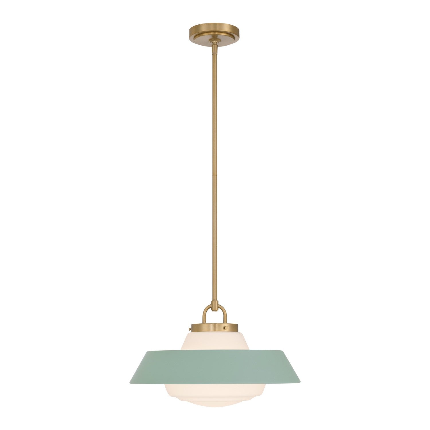 Crystorama - XAN-8006-VG-GR - Une lampe Suspension - Xander - Or vibrant