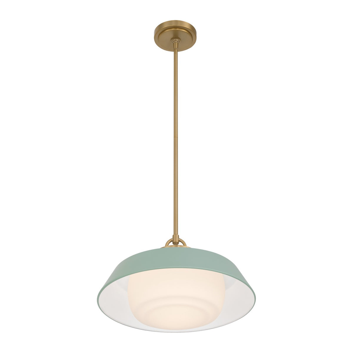 Crystorama - XAN-8006-VG-GR - Une lampe Suspension - Xander - Or vibrant