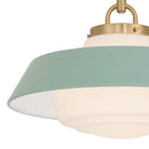 Crystorama - XAN-8006-VG-GR - Une lampe Suspension - Xander - Or vibrant