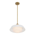 Crystorama - XAN-8006-VG-WH - Une lampe Suspension - Xander - Or vibrant