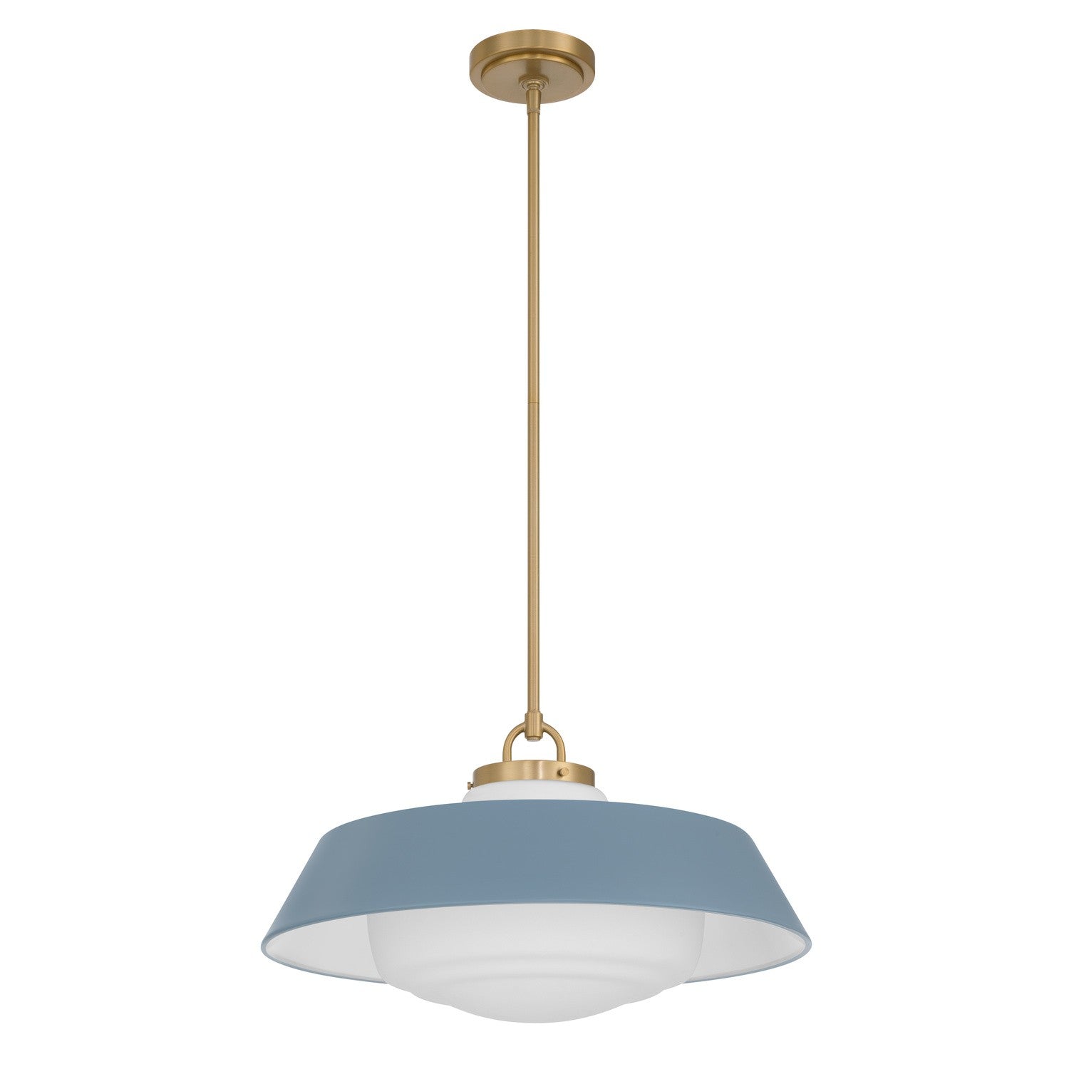 Crystorama - XAN-8009-VG-BL - Trois lumières Suspension - Xander - Or vibrant