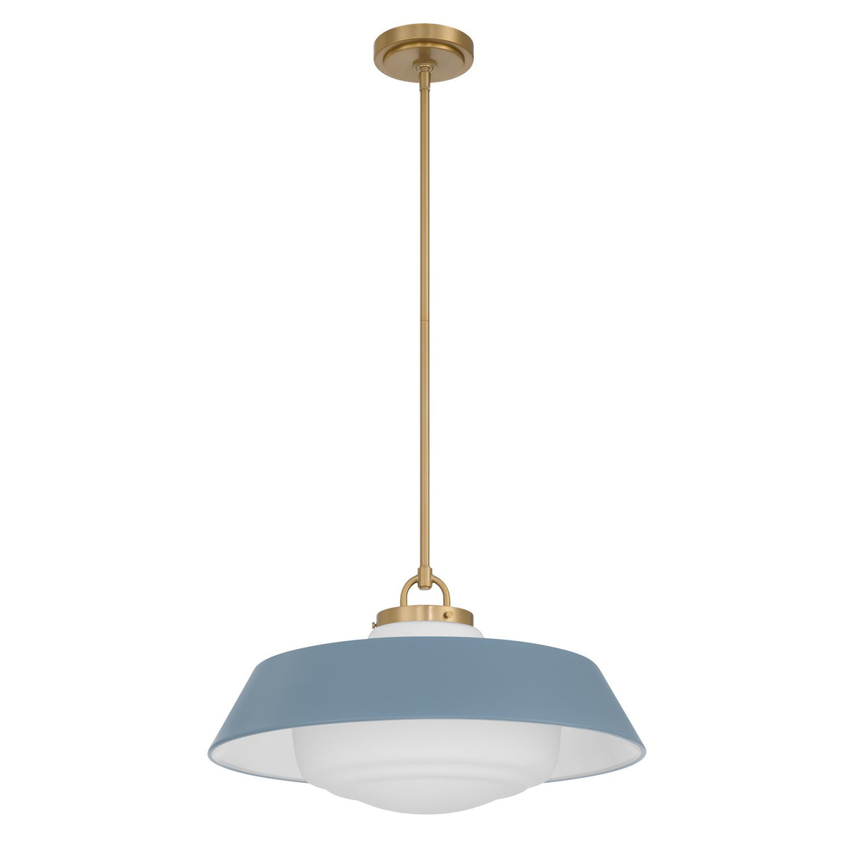 Crystorama - XAN-8009-VG-BL - Trois lumières Suspension - Xander - Or vibrant
