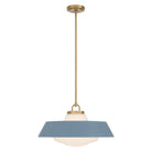 Crystorama - XAN-8009-VG-BL - Trois lumières Suspension - Xander - Or vibrant