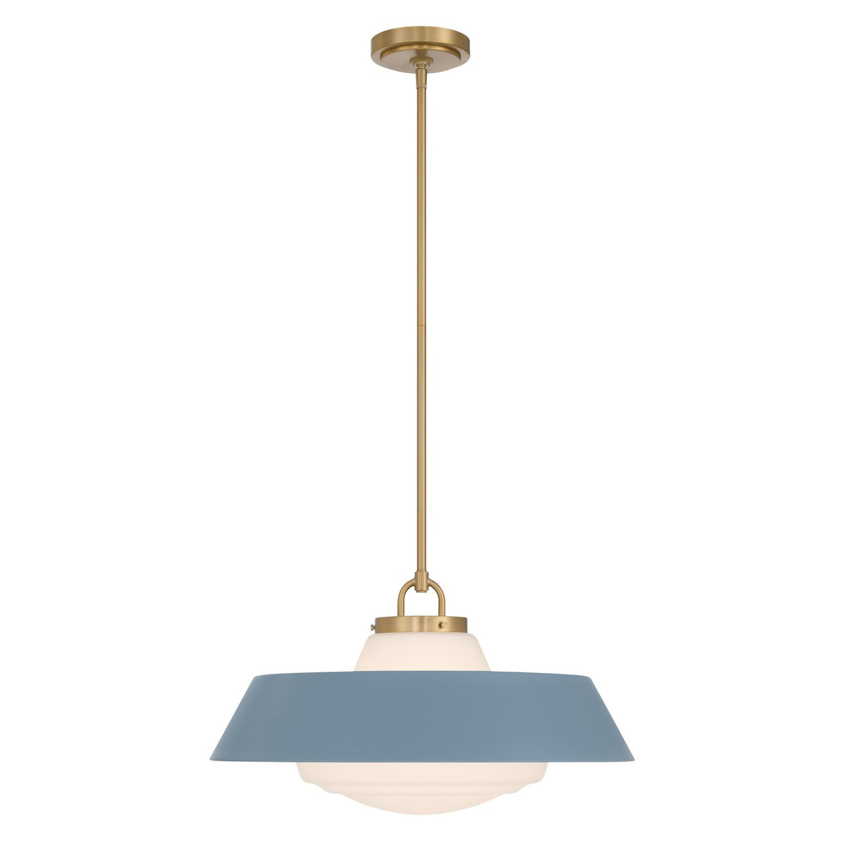 Crystorama - XAN-8009-VG-BL - Trois lumières Suspension - Xander - Or vibrant