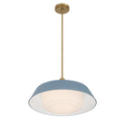 Crystorama - XAN-8009-VG-BL - Trois lumières Suspension - Xander - Or vibrant