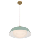 Crystorama - XAN-8009-VG-GR - Trois lumières Suspension - Xander - Or vibrant