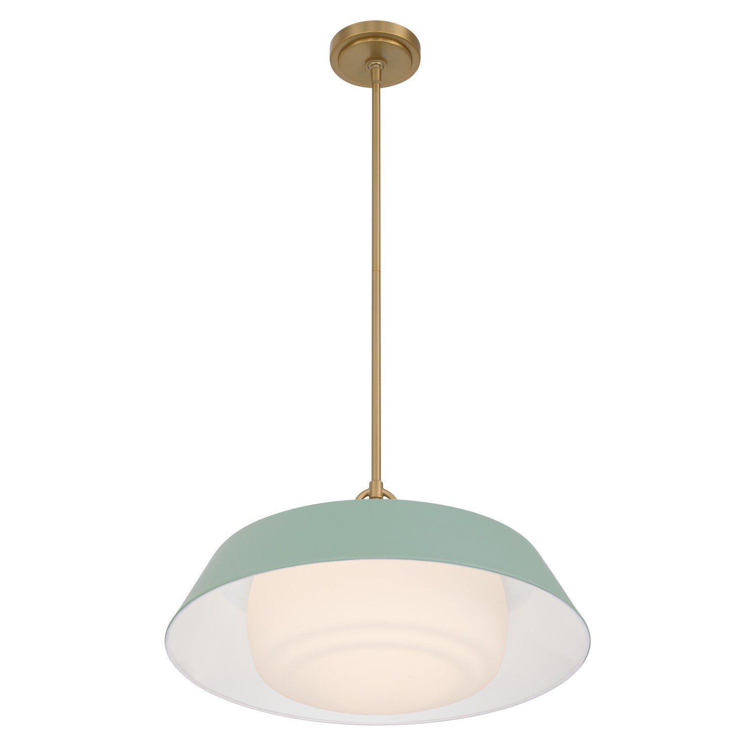 Crystorama - XAN-8009-VG-GR - Trois lumières Suspension - Xander - Or vibrant