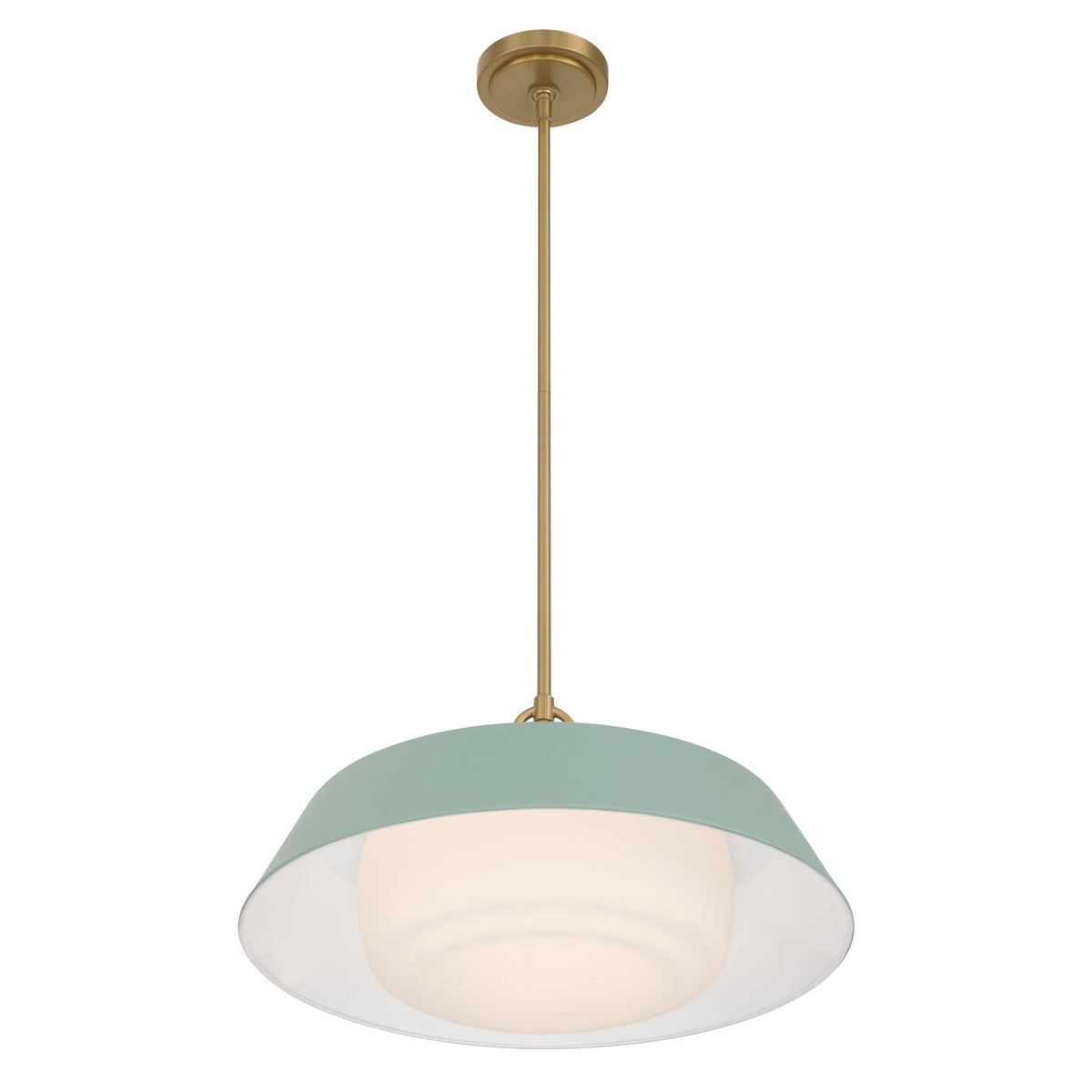 Crystorama - XAN-8009-VG-GR - Trois lumières Suspension - Xander - Or vibrant