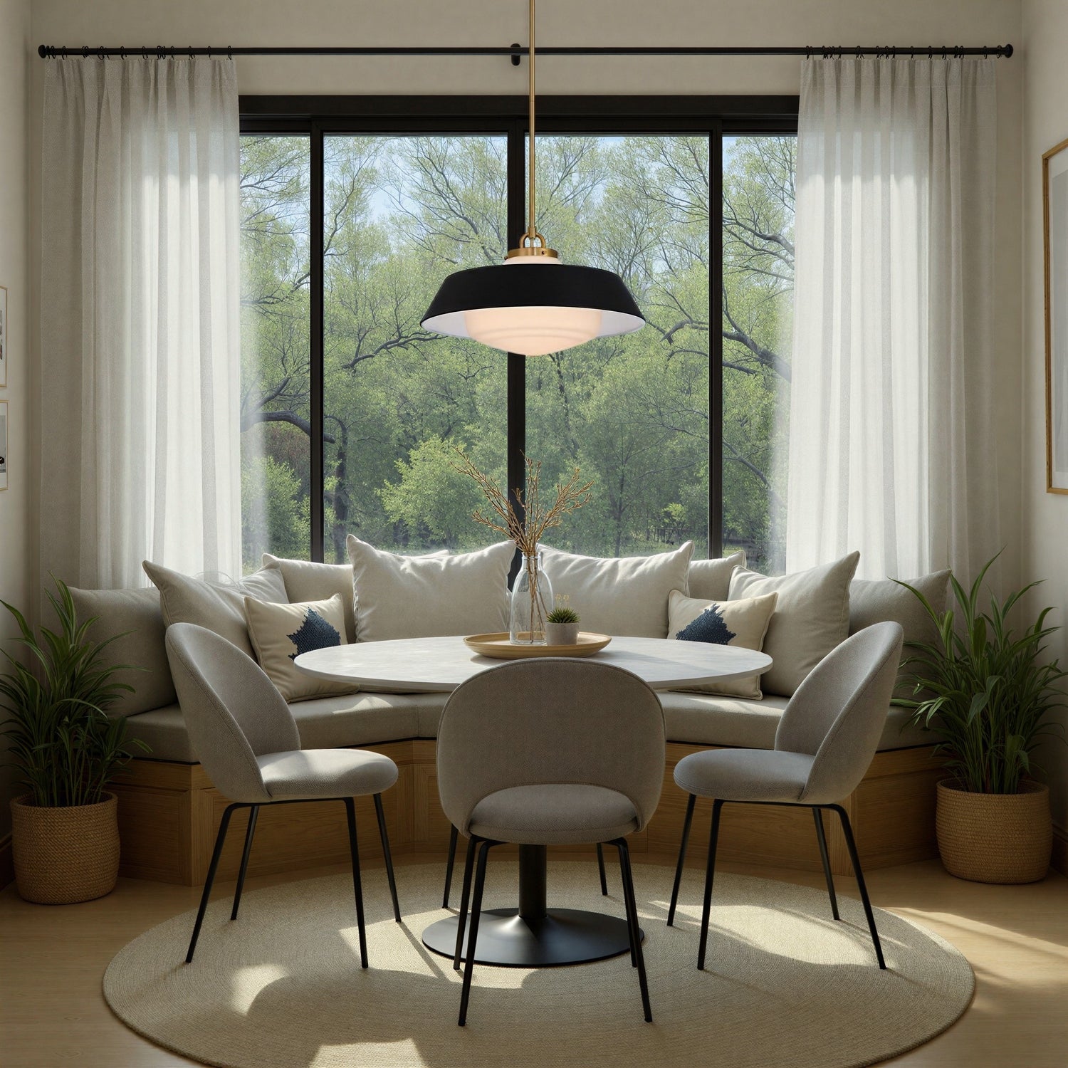 Crystorama - XAN-8009-VG-MK - Trois lumières Suspension - Xander - Or vibrant