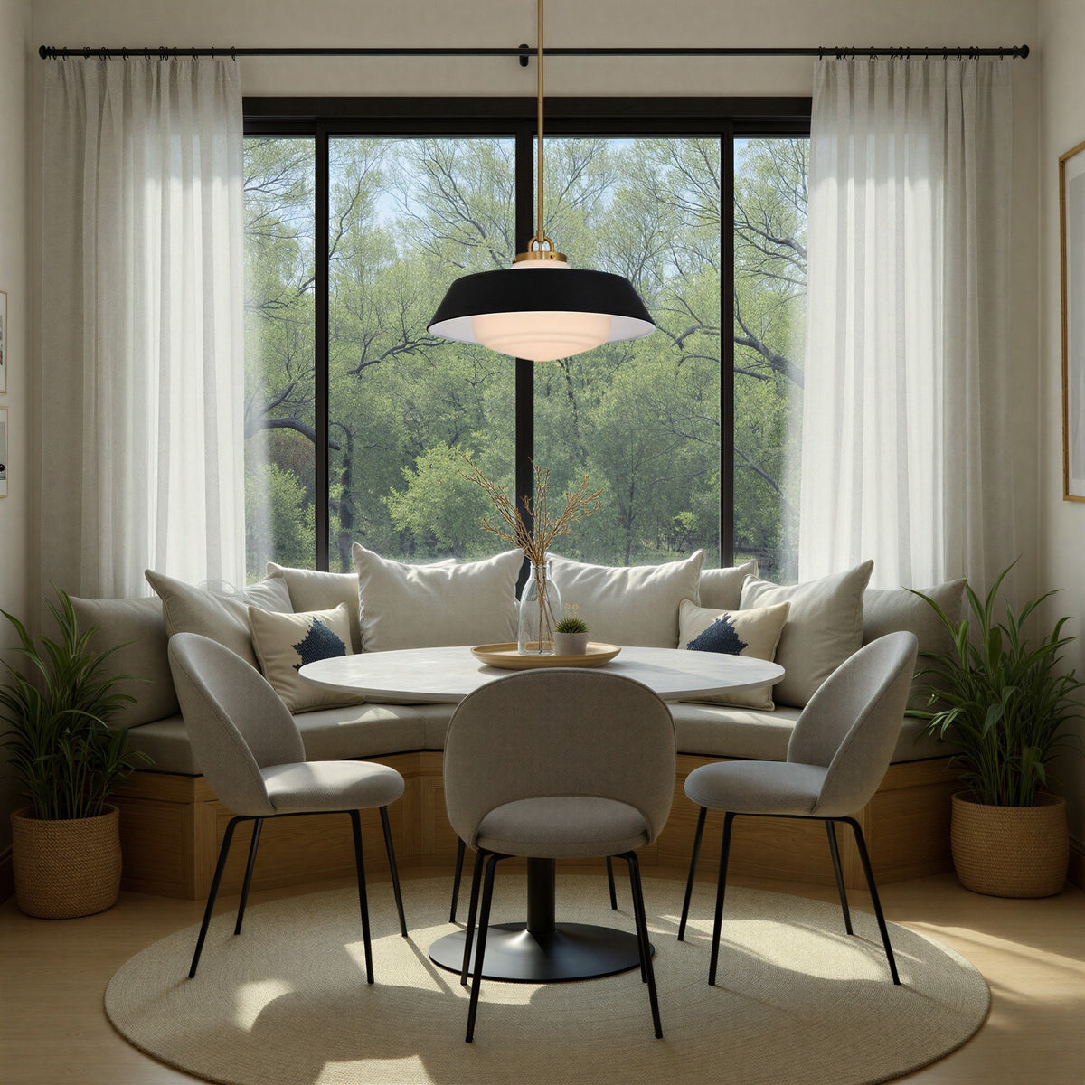 Crystorama - XAN-8009-VG-MK - Trois lumières Suspension - Xander - Or vibrant