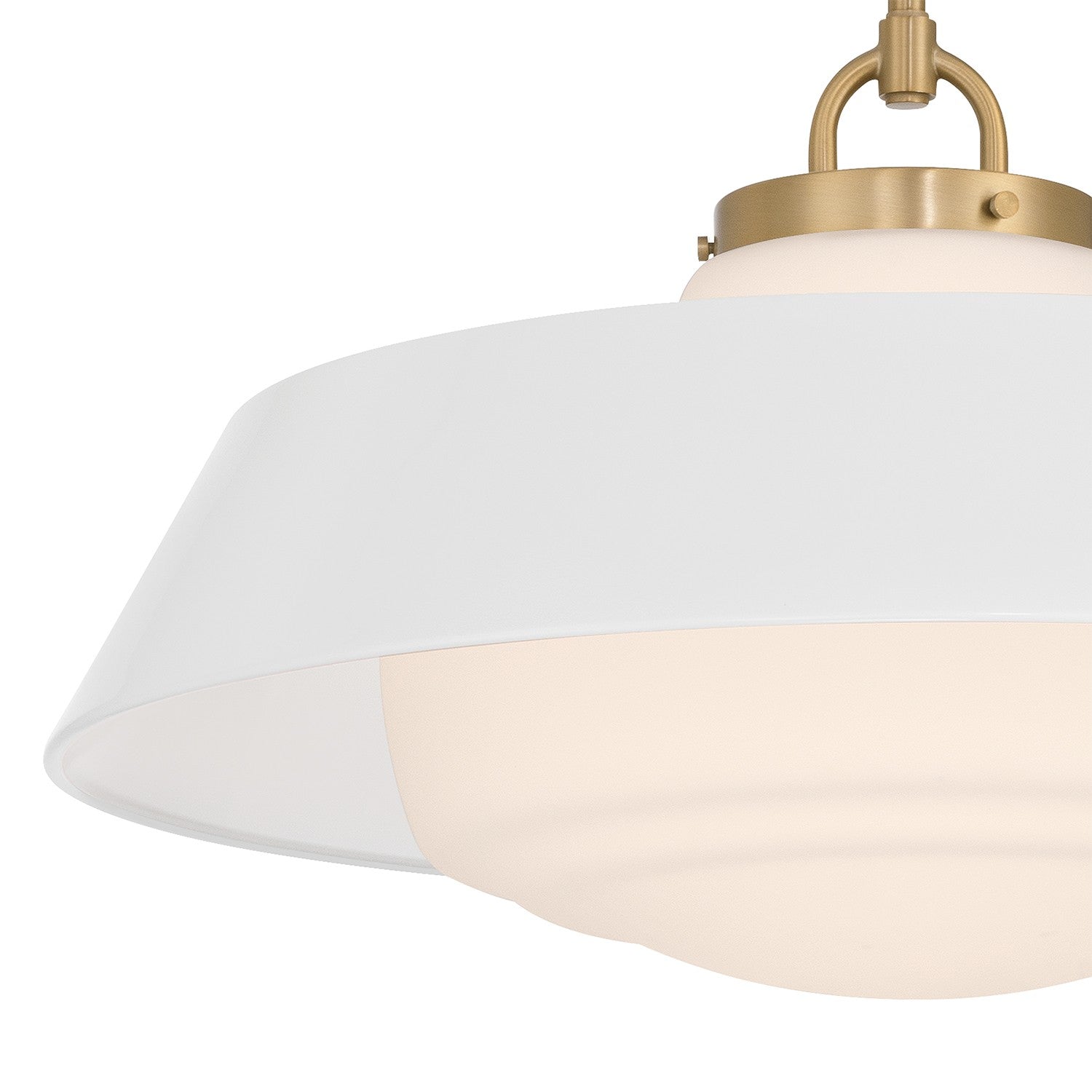 Crystorama - XAN-8009-VG-WH - Trois lumières Suspension - Xander - Or vibrant