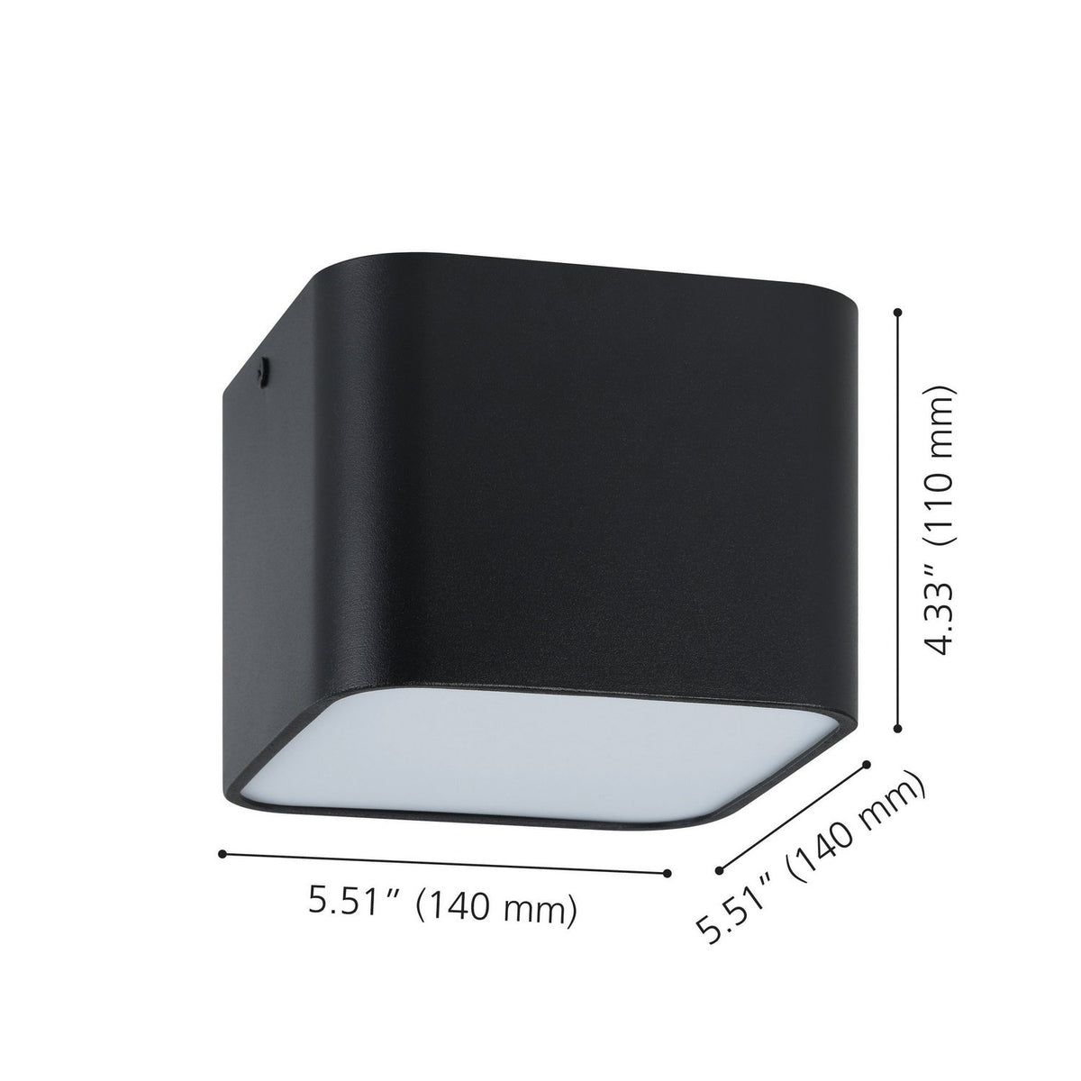 Eglo Canada - 206903A - LED Flush Mount - Grimasola - Black