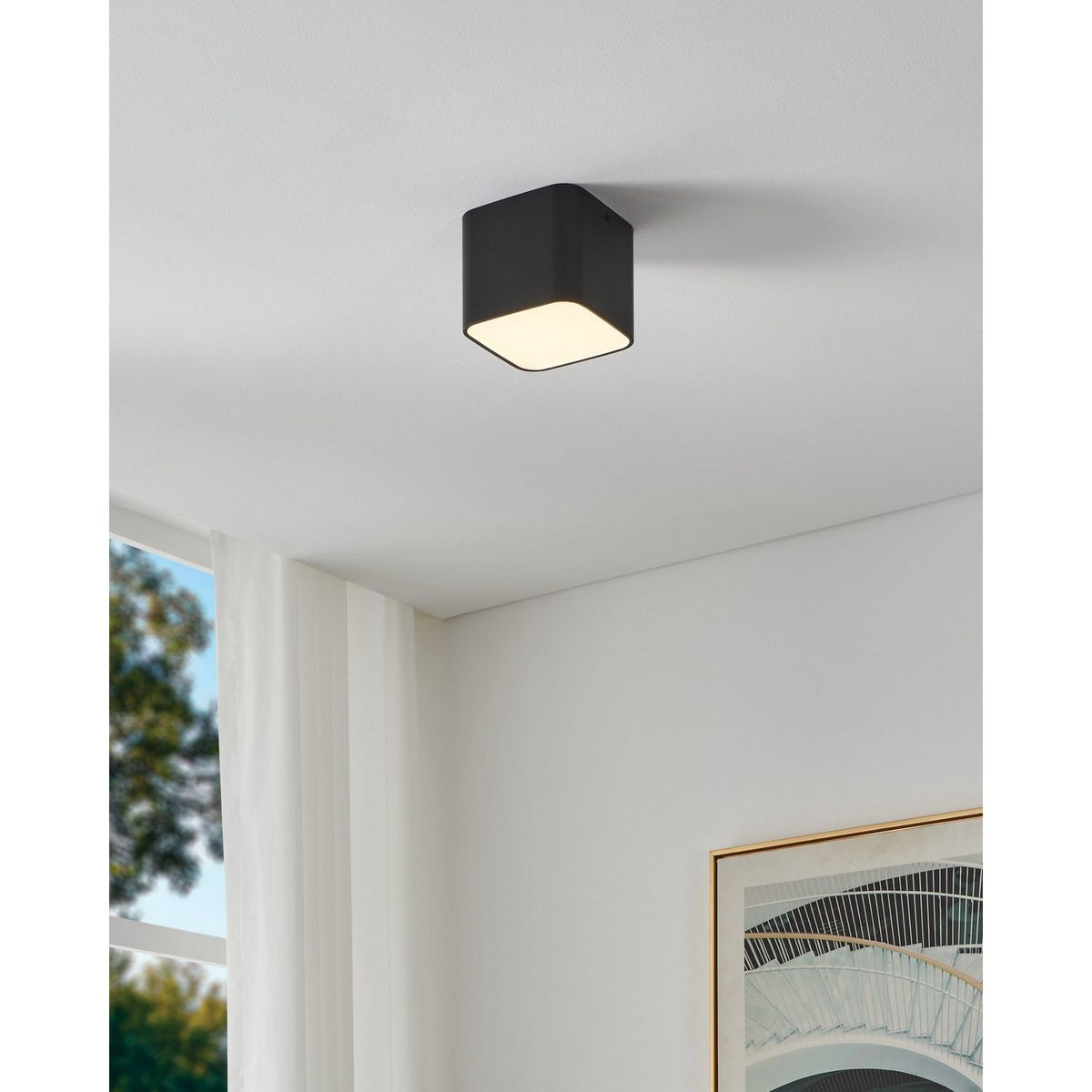 Eglo Canada - 206903A - LED Flush Mount - Grimasola - Black