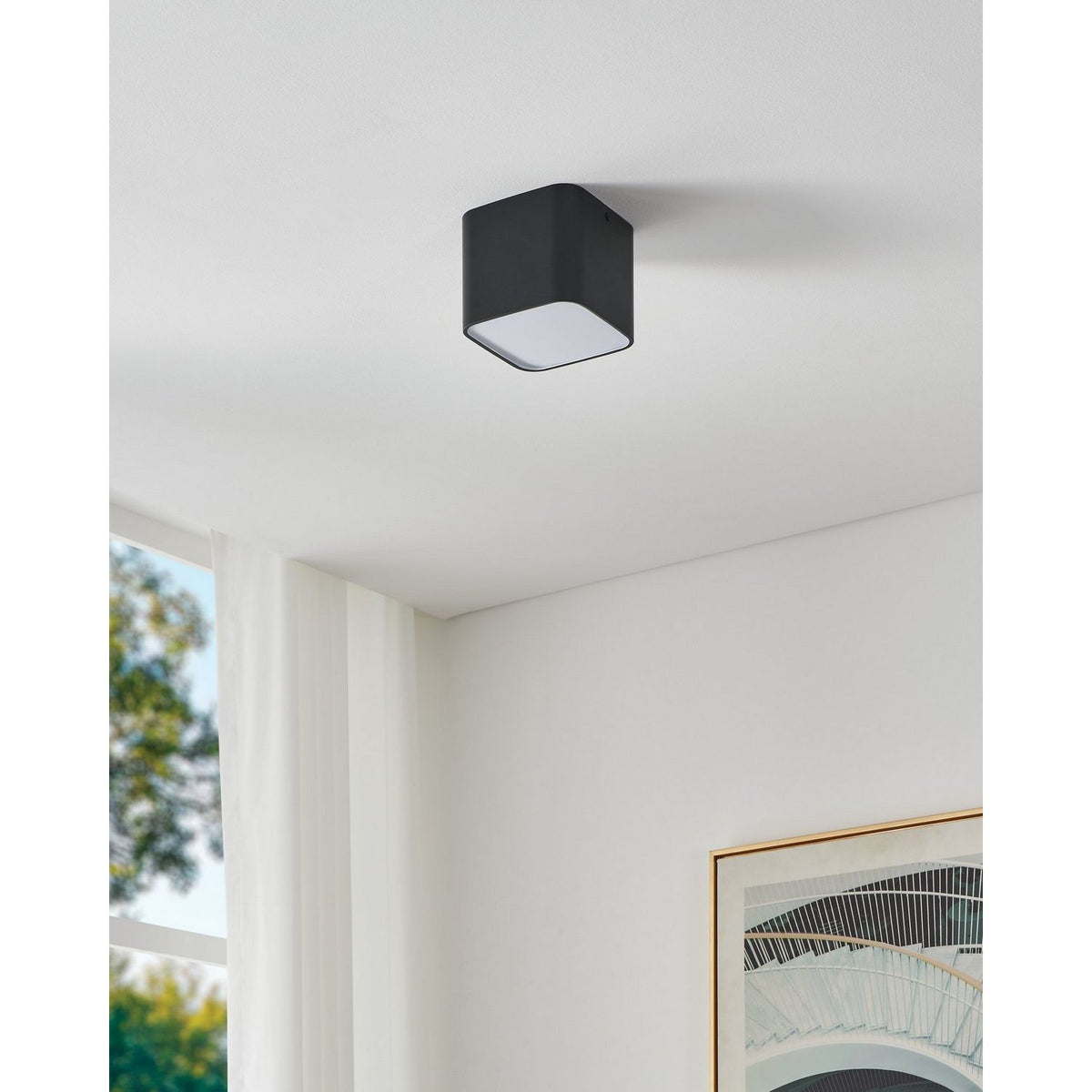 Eglo Canada - 206903A - LED Flush Mount - Grimasola - Black