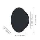 Eglo Canada - 206911A - LED Murale - Alamilo - Noir