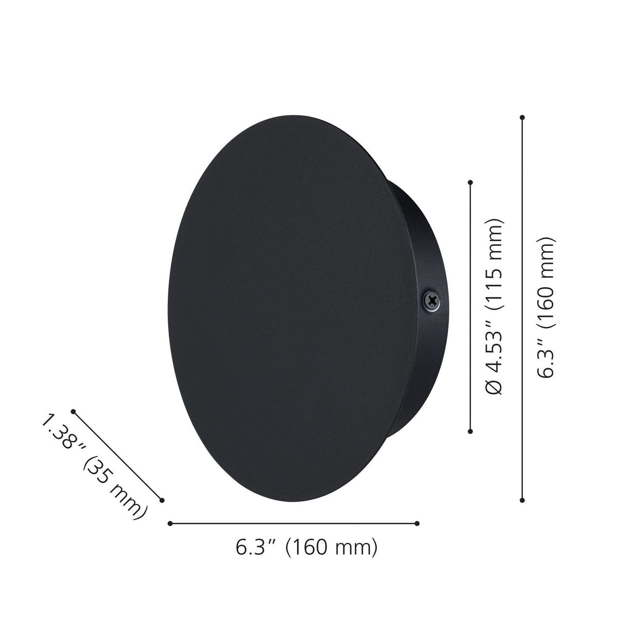 Eglo Canada - 206911A - LED Wall Sconce - Alamilo - Black
