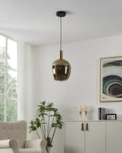 Eglo Canada - 207104A - LED Pendant - Fruitera - Black, Brushed Gold