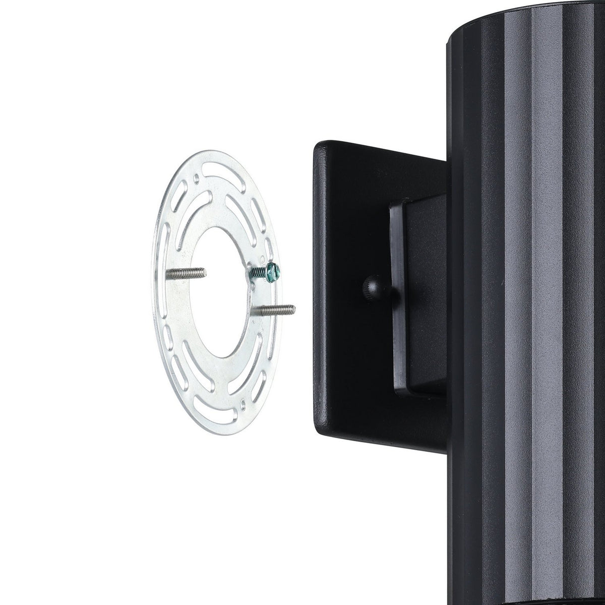 Eglo Canada - 207117A - One Light Exterior Wall Sconce - Portillo - Black