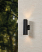 Eglo Canada - 207118A - Two Light Exterior Wall Sconce - Portillo - Black