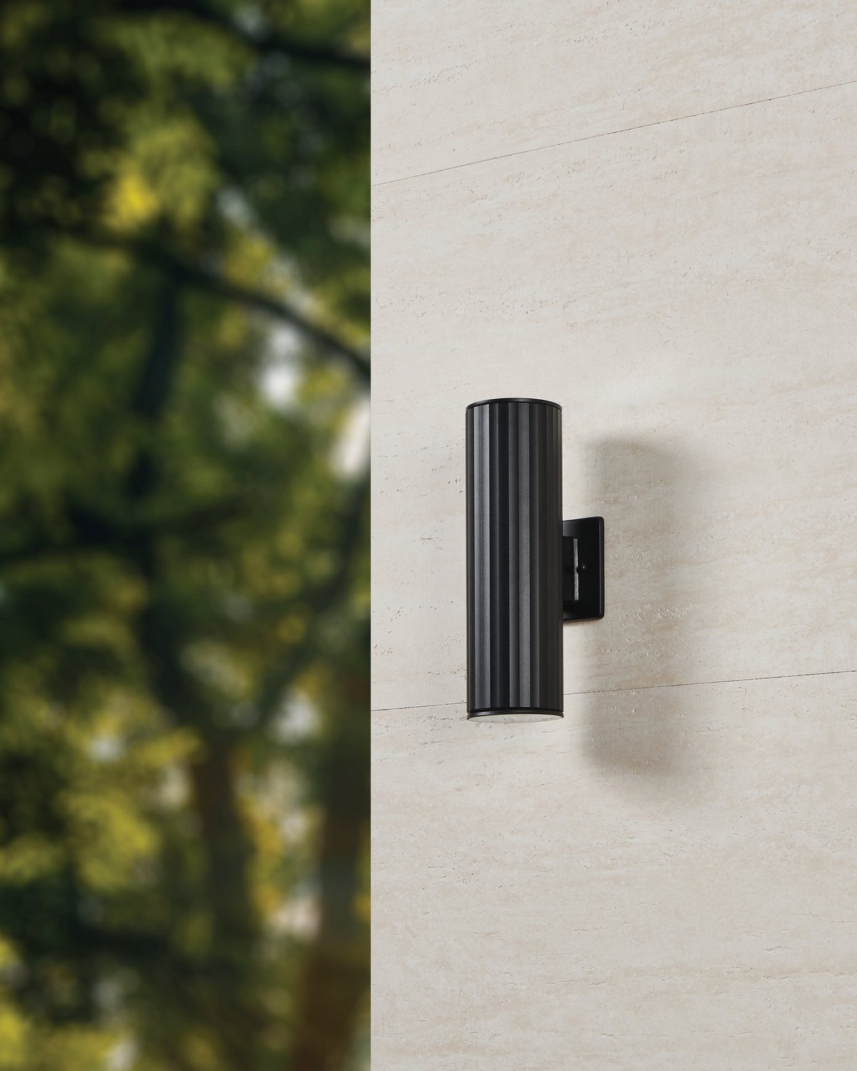 Eglo Canada - 207118A - Two Light Exterior Wall Sconce - Portillo - Black