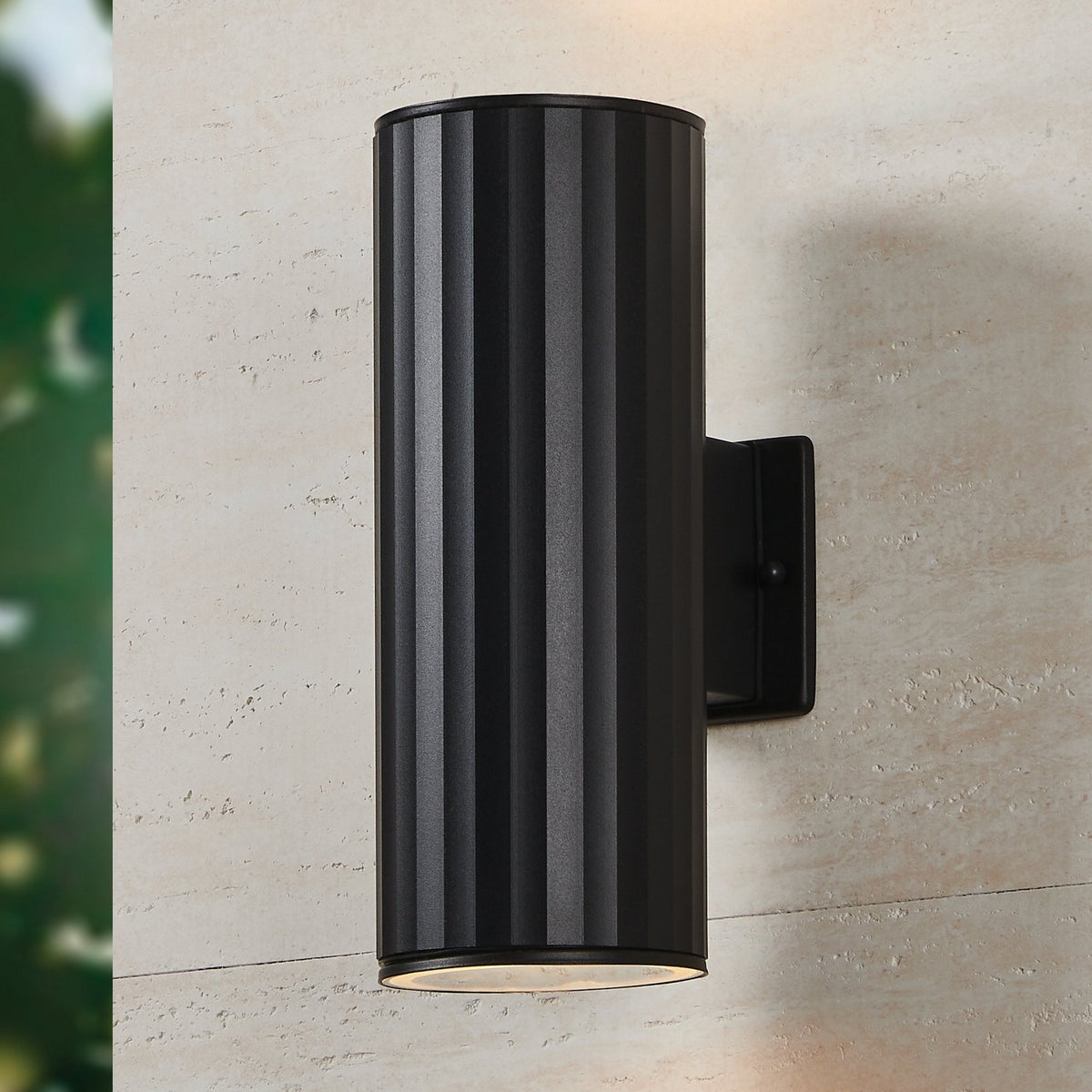 Eglo Canada - 207121A - Two Light Exterior Wall Sconce - Portillo - Black