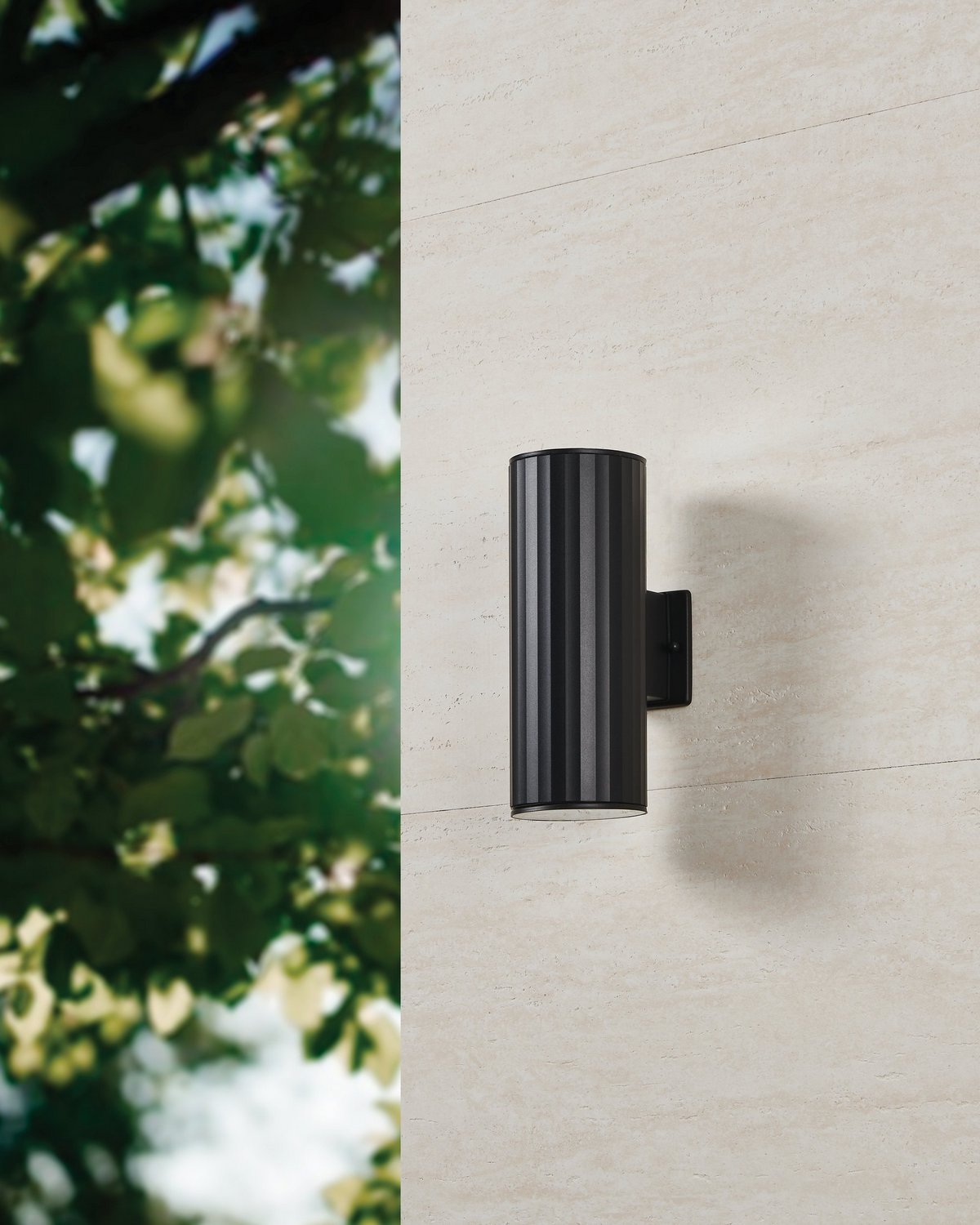 Eglo Canada - 207121A - Two Light Exterior Wall Sconce - Portillo - Black