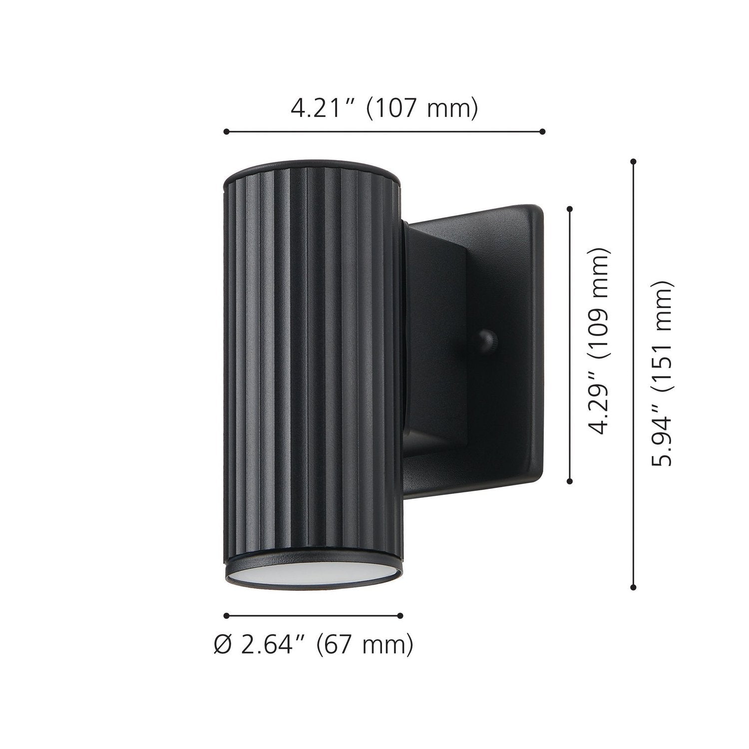 Eglo Canada - 207122A - One Light Exterior Wall Sconce - Portillo - Black