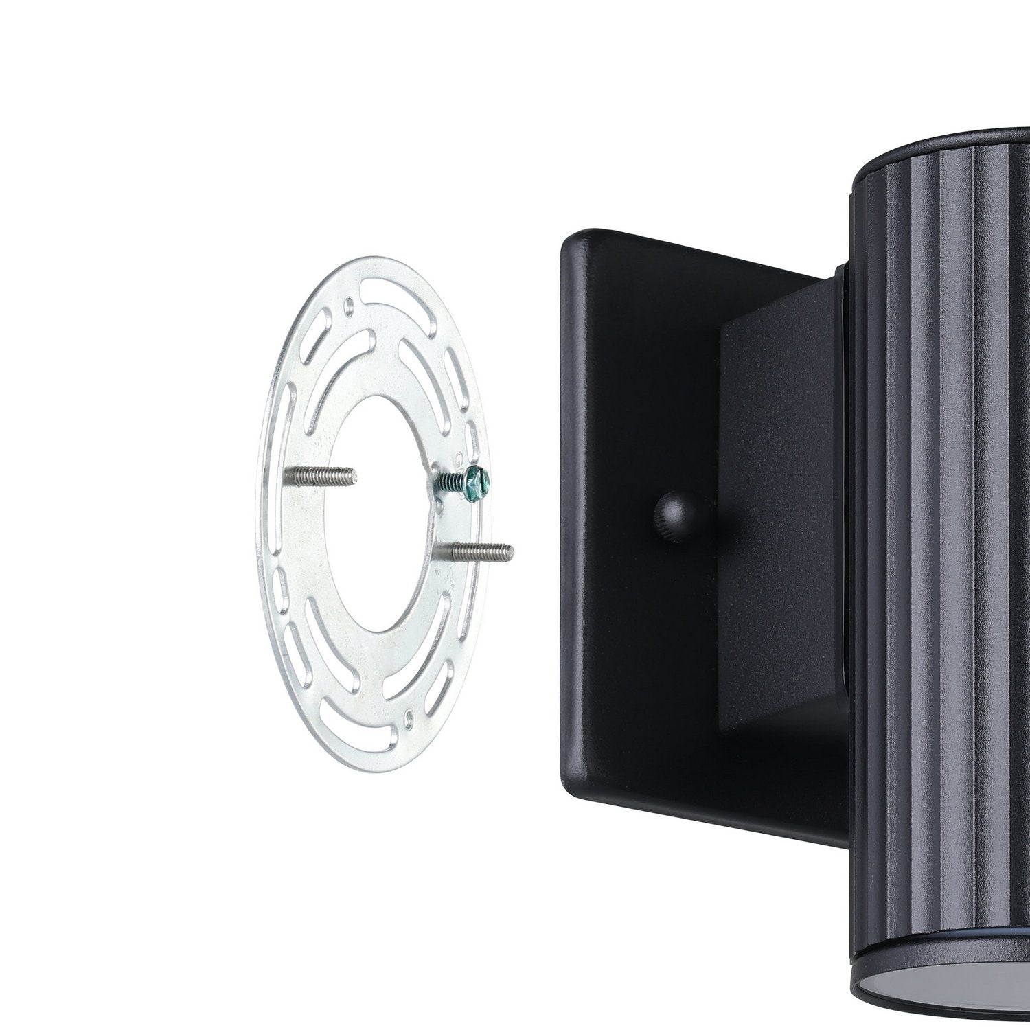 Eglo Canada - 207122A - One Light Exterior Wall Sconce - Portillo - Black