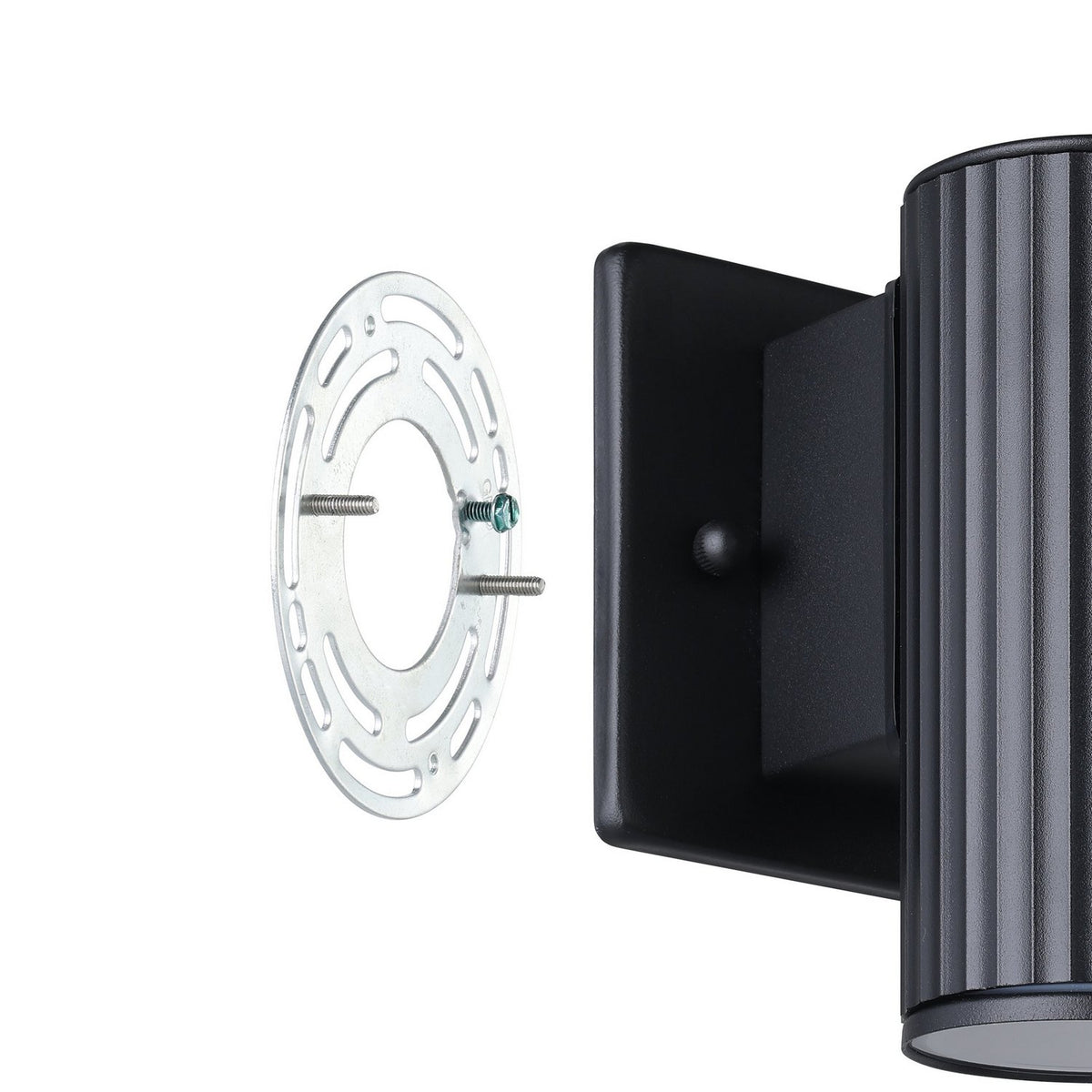 Eglo Canada - 207122A - One Light Exterior Wall Sconce - Portillo - Black
