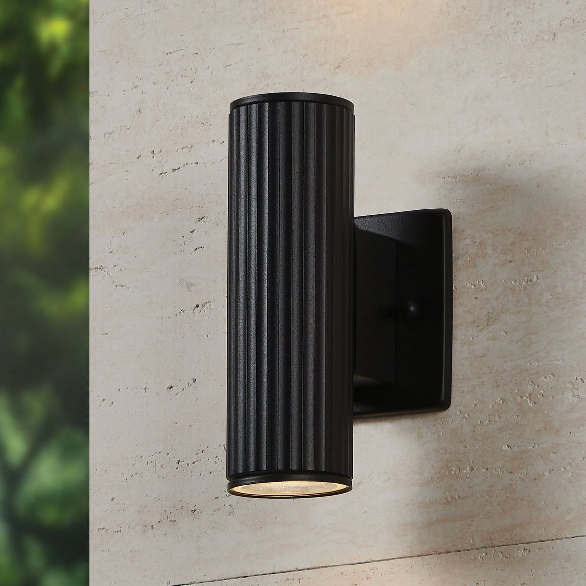 Eglo Canada - 207123A - Two Light Exterior Wall Sconce - Portillo - Black