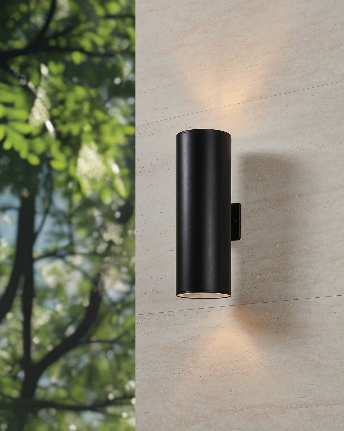 Eglo Canada - 207239A - Two Light Exterior Wall Sconce - Ascoli - Black