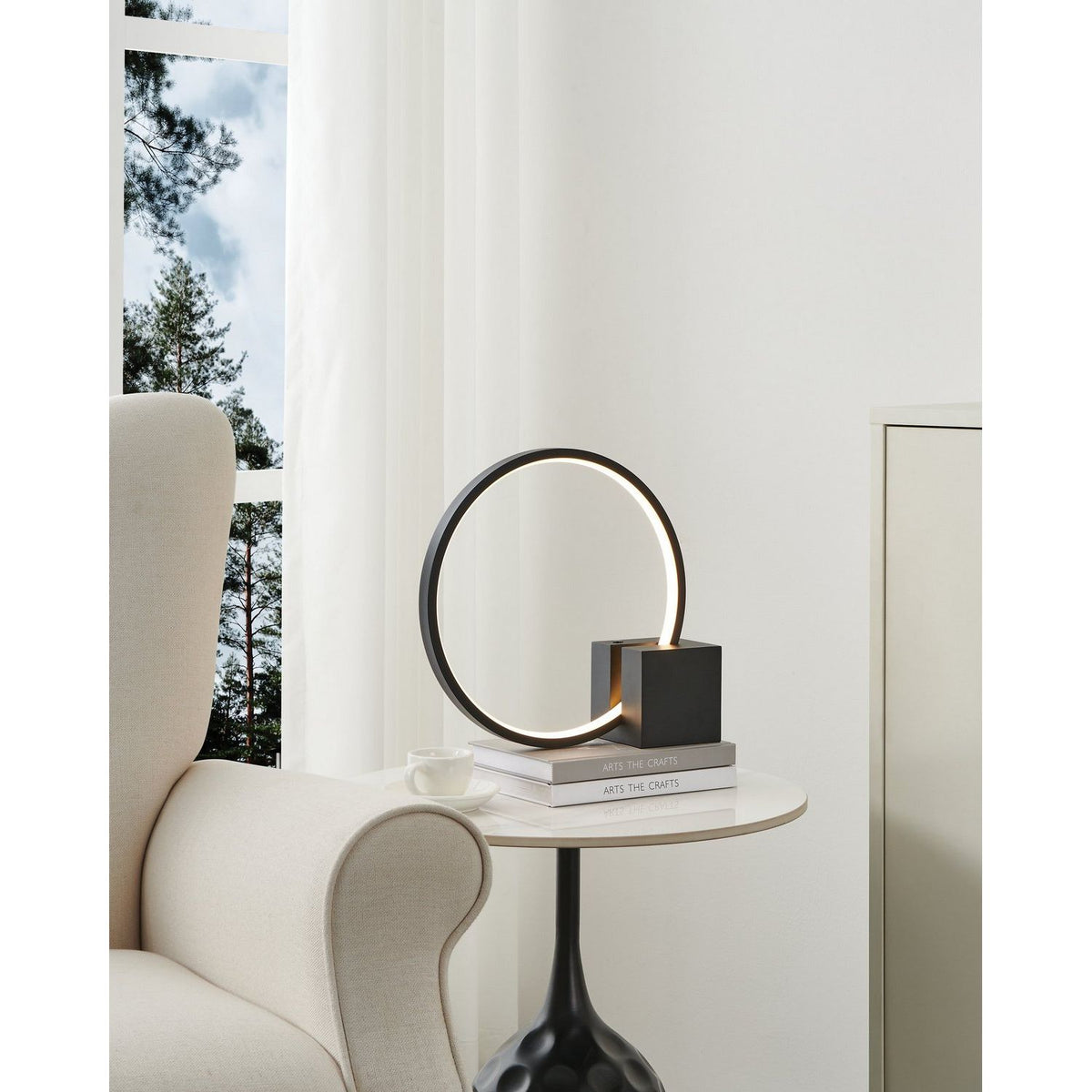 Eglo Canada - 207771A - LED Lampe de table - Nassa - Noire
