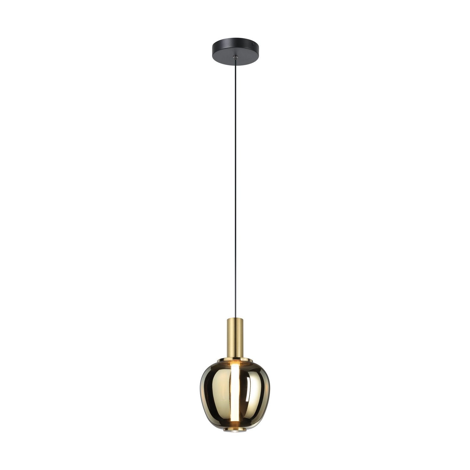 Eglo Canada - 390463A - LED Pendant - Fruitera - Black, Brushed Gold