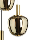 Eglo Canada - 390465A - LED Pendant - Fruitera - Black, Brushed Gold