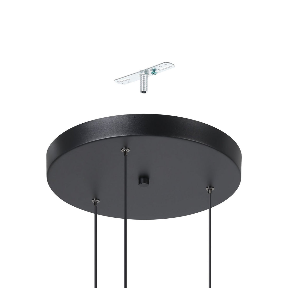 Eglo Canada - 390465A - LED Pendant - Fruitera - Black, Brushed Gold