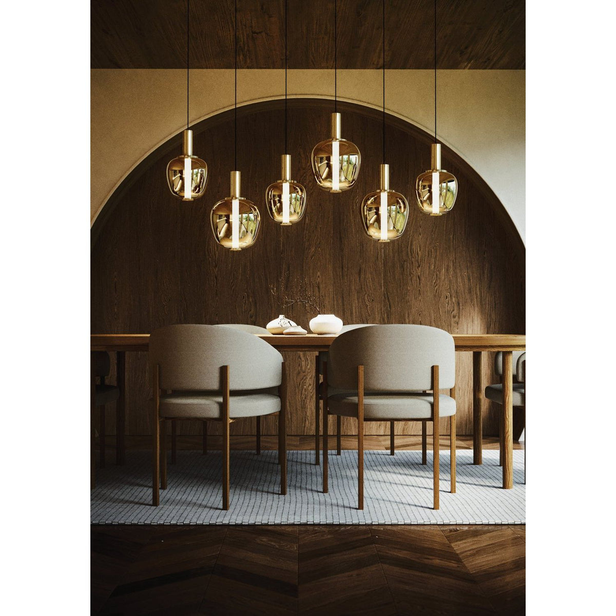 Eglo Canada - 390466A - LED Suspension - Fruitera - Noir, Or brossé