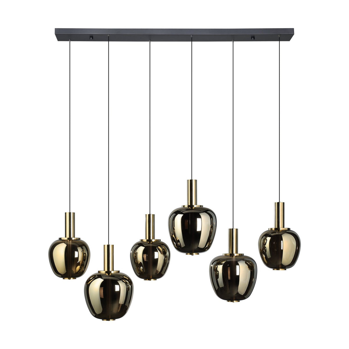 Eglo Canada - 390466A - LED Pendant - Fruitera - Black, Brushed Gold