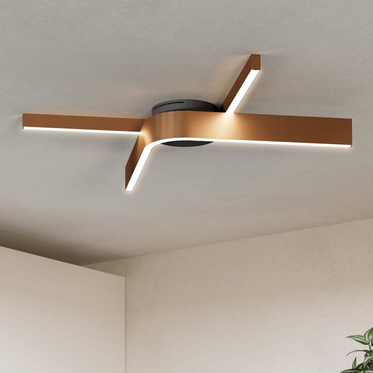 Eglo Canada - 901863A - LED Plafonnier - Folcino - Bronze, Noir
