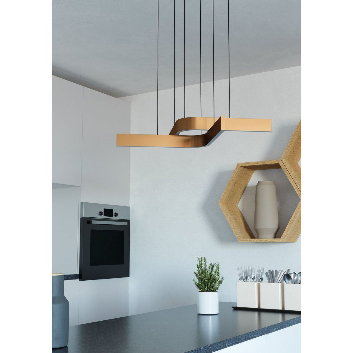 Eglo Canada - 901864A - DEL Suspension - Folcino - Bronze