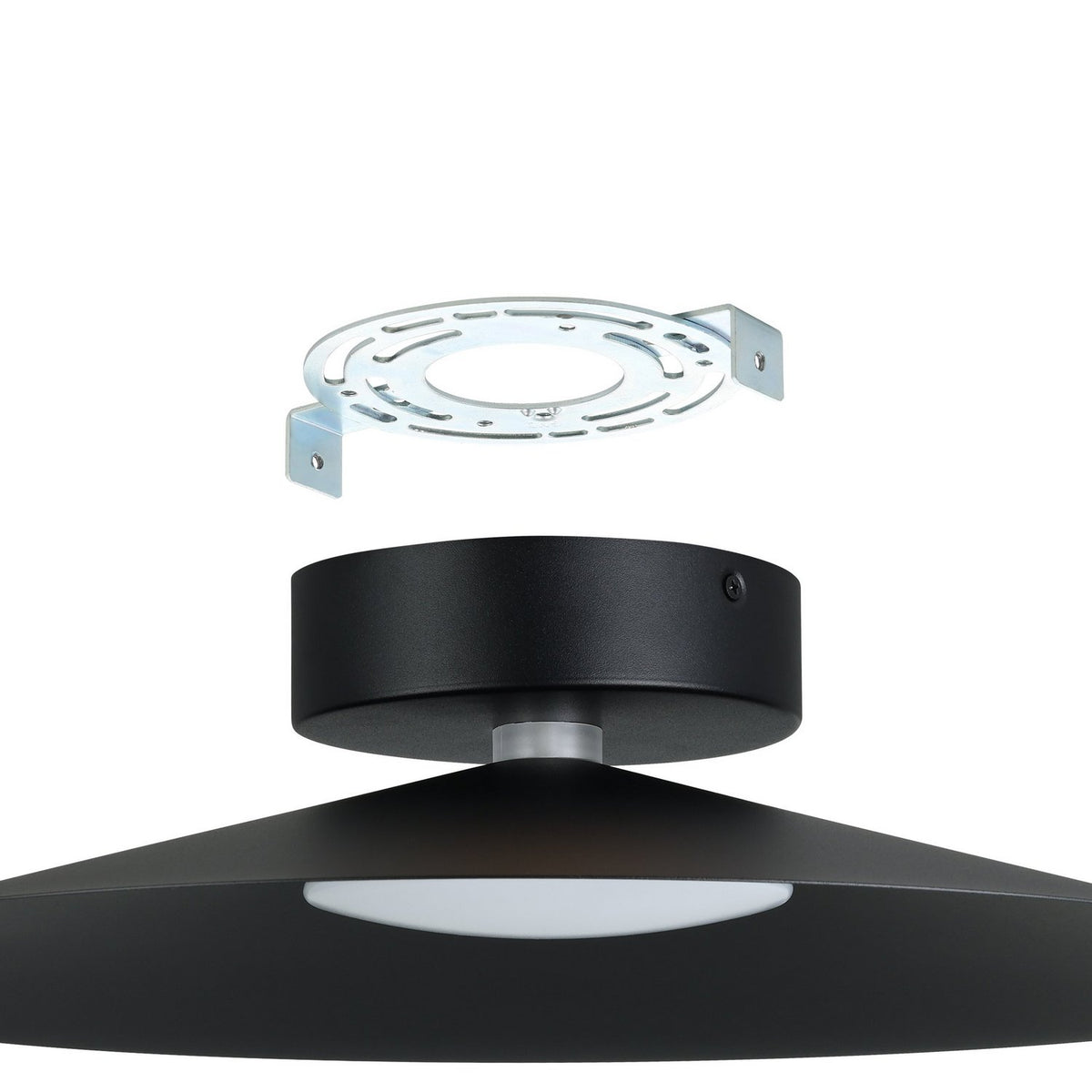 Eglo Canada - 902182A - LED Flush Mount - Conomavilla - Black