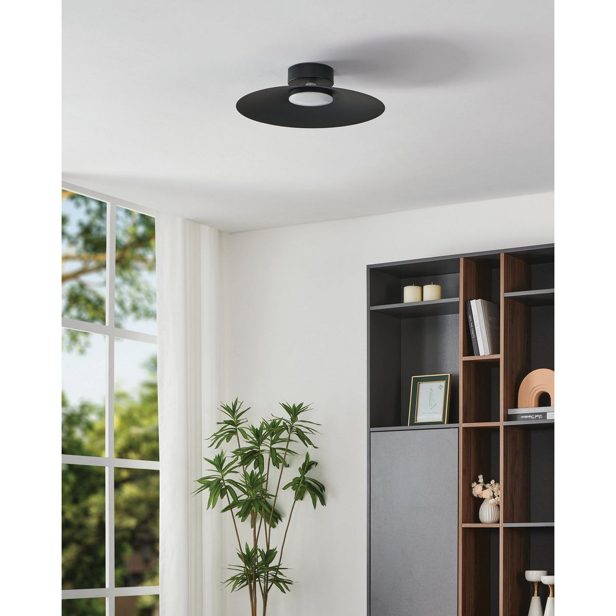 Eglo Canada - 902182A - DEL Plafonnier - Conomavilla - Noir