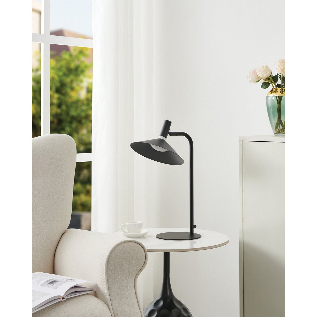 Eglo Canada - 902185A - DEL Lampe de table - Conomavilla - Noir