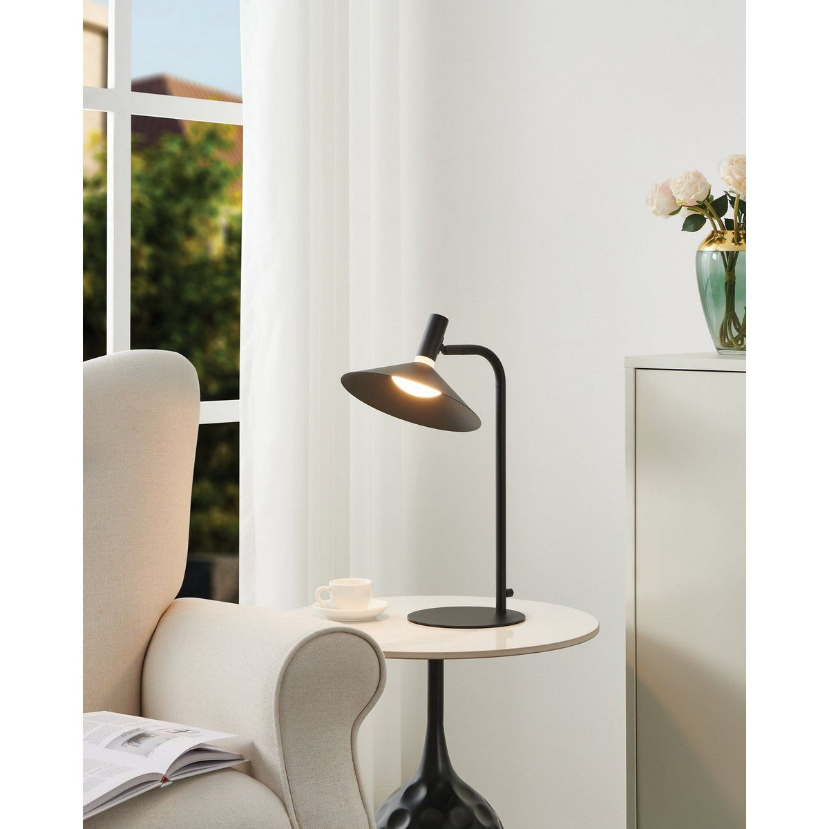 Eglo Canada - 902185A - DEL Lampe de table - Conomavilla - Noir