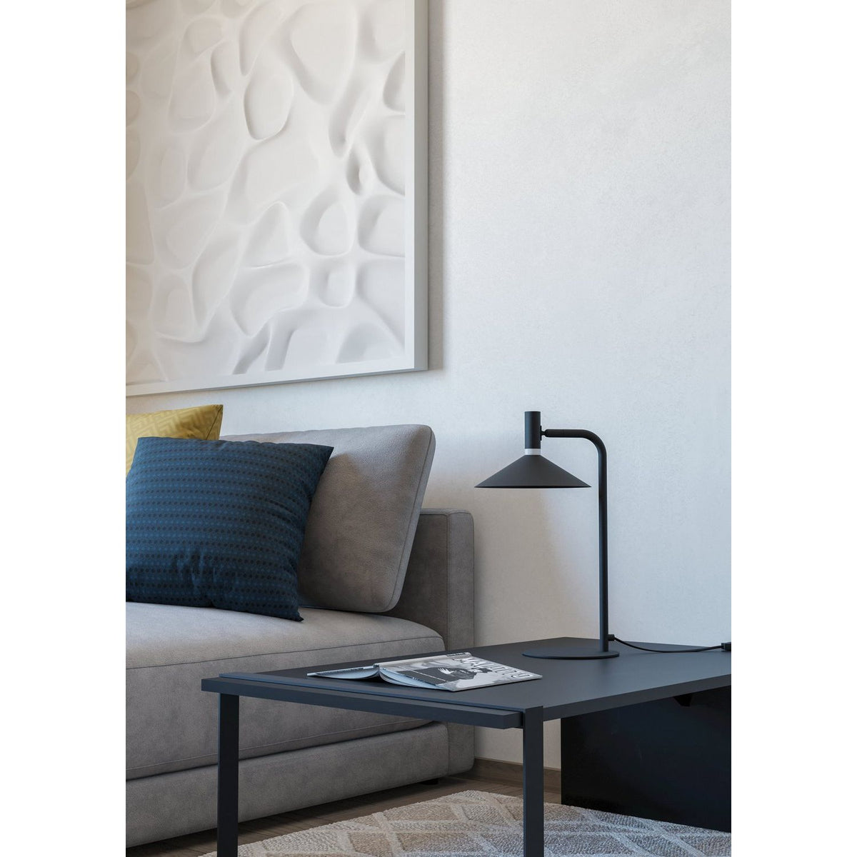 Eglo Canada - 902185A - DEL Lampe de table - Conomavilla - Noir