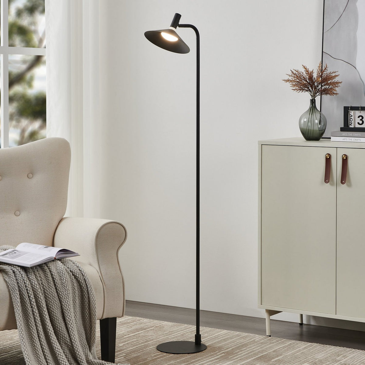 Eglo Canada - 902186A - LED Floor Lamp - Conomavilla - Black