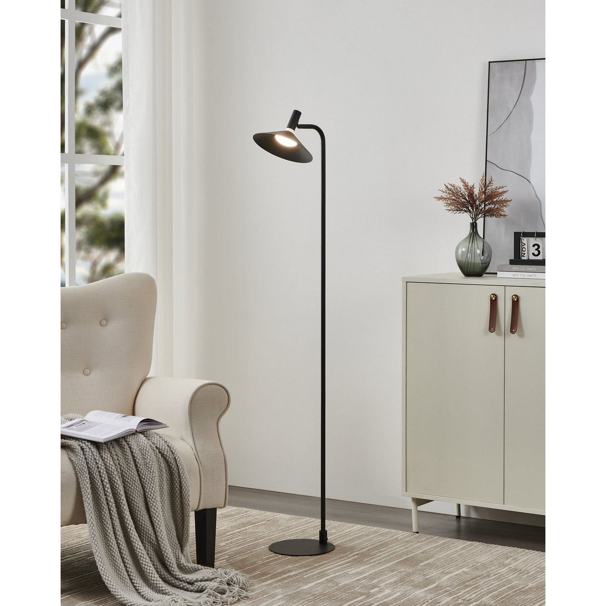 Eglo Canada - 902186A - LED Floor Lamp - Conomavilla - Black