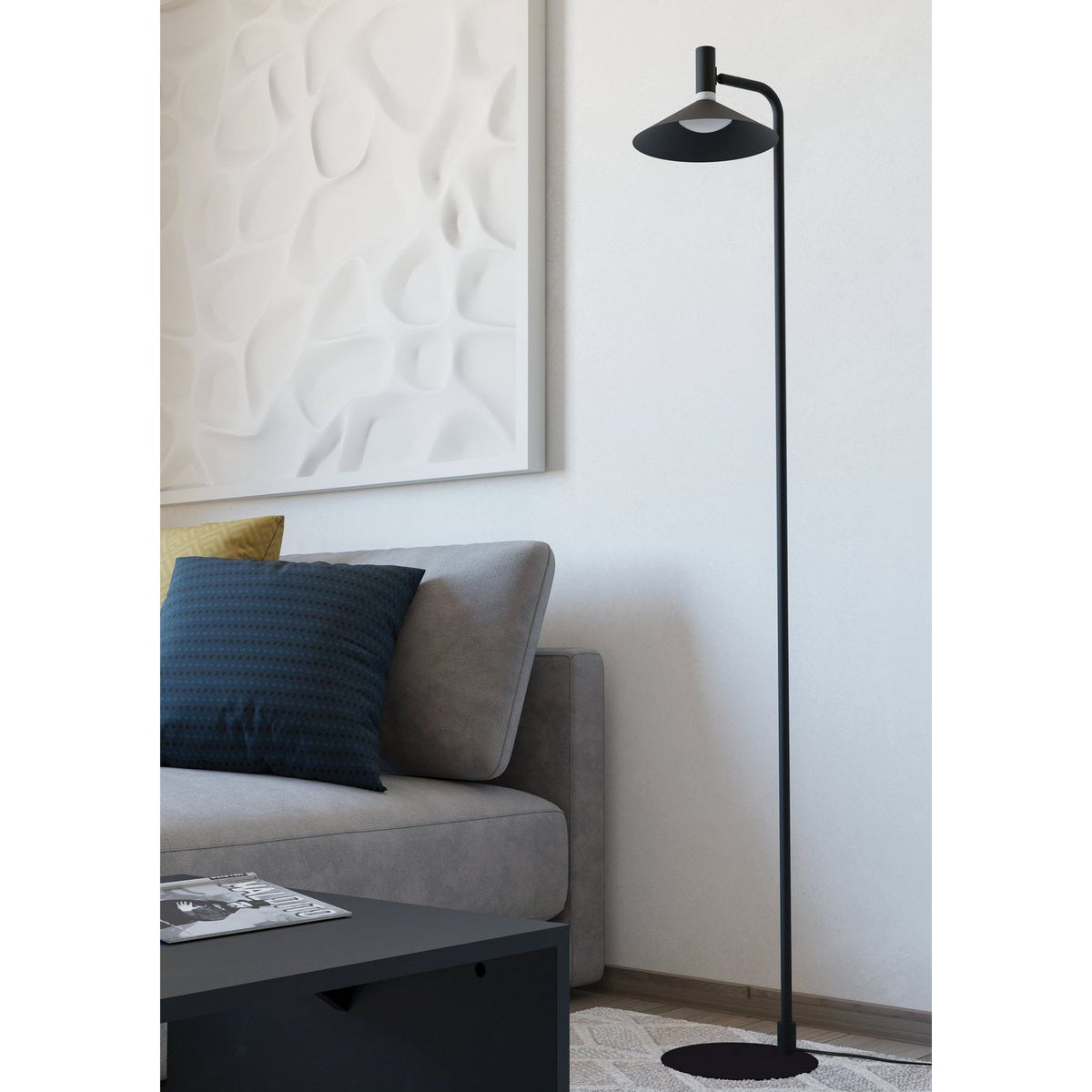 Eglo Canada - 902186A - LED Floor Lamp - Conomavilla - Black