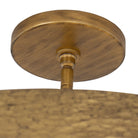 Kalco - 528645RSG - Eight Light Convertible Pendant / Semi-Flush - Moda - Rustic Gold